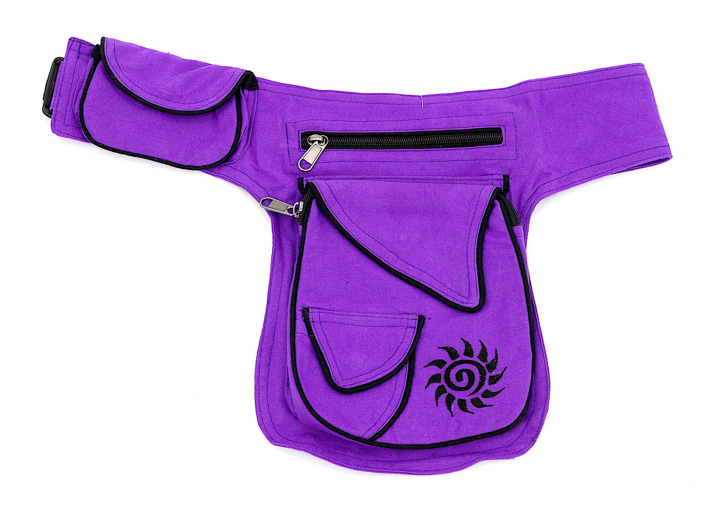 Cotton Sun Hand Embroidered Fanny Pack