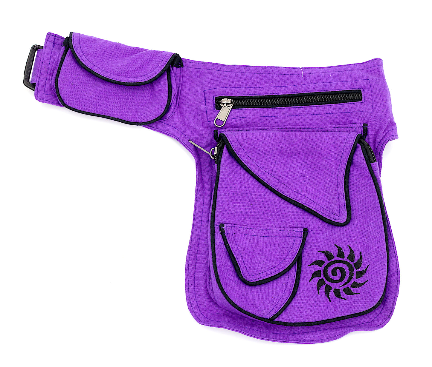 Cotton Sun Hand Embroidered Fanny Pack