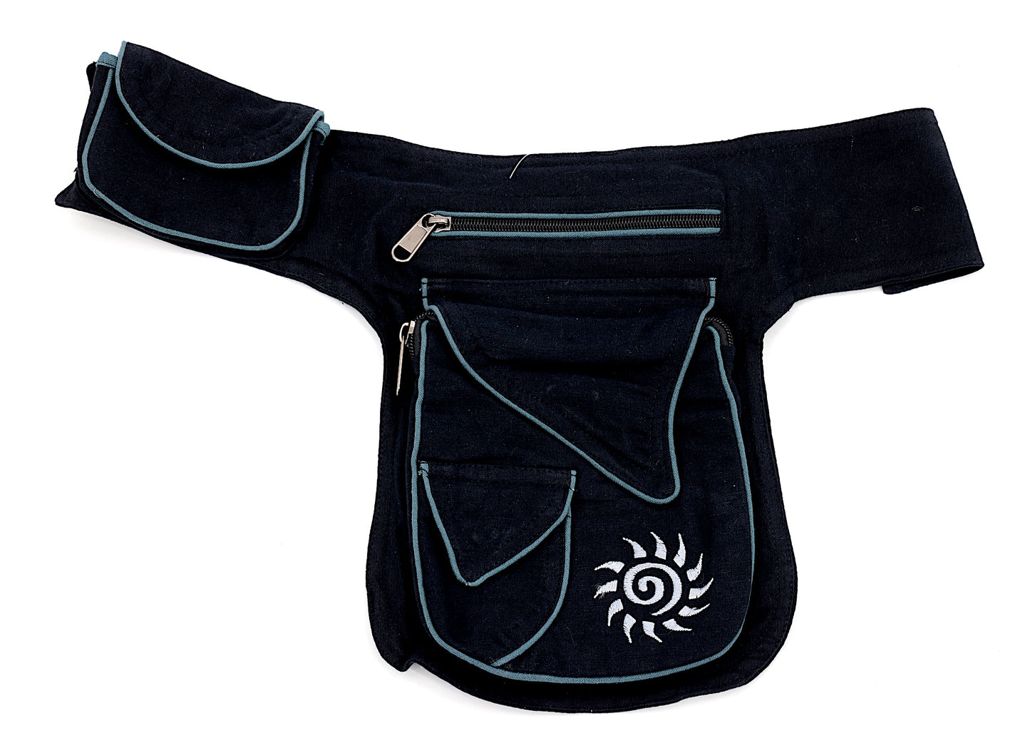 Cotton Sun Hand Embroidered Fanny Pack