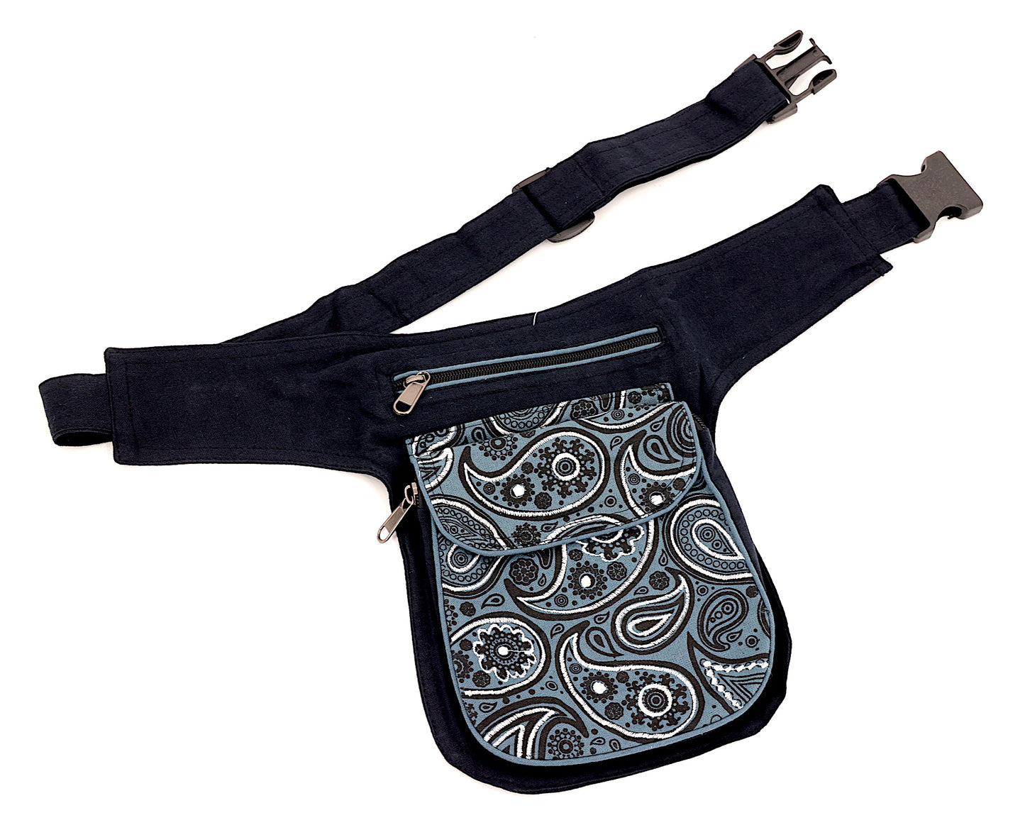 Cotton Colorful Bandana Design Embroidered Fanny Pack