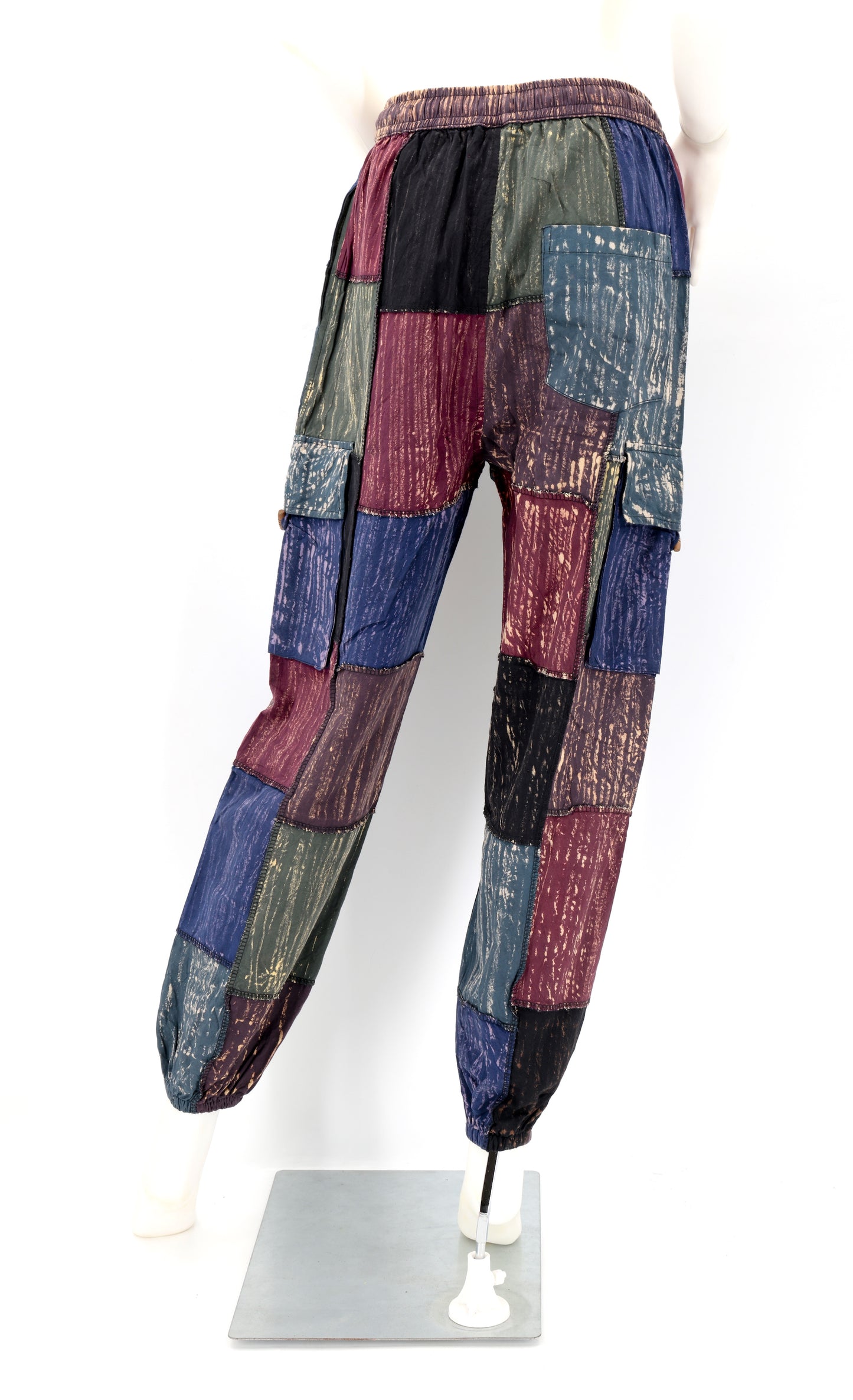 Cotton Hippie Handmade Harem Floral Embroidered Patchwork Cargo Bohemian Pants