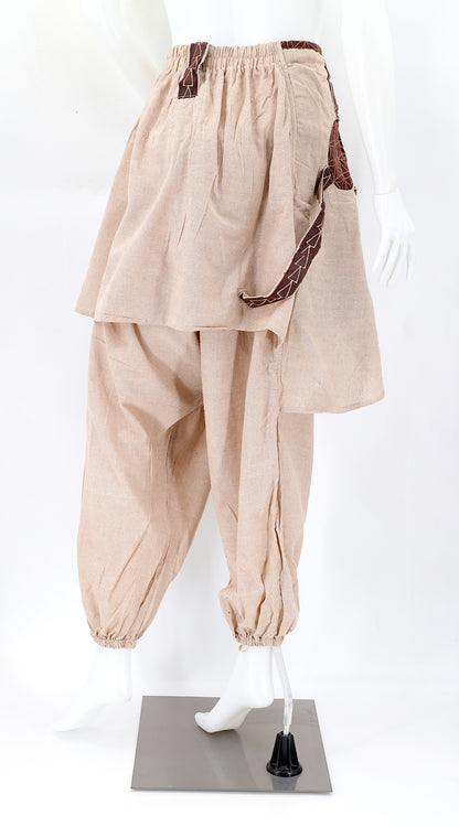 Faded Flower of Life Vintage Style Harem Pants