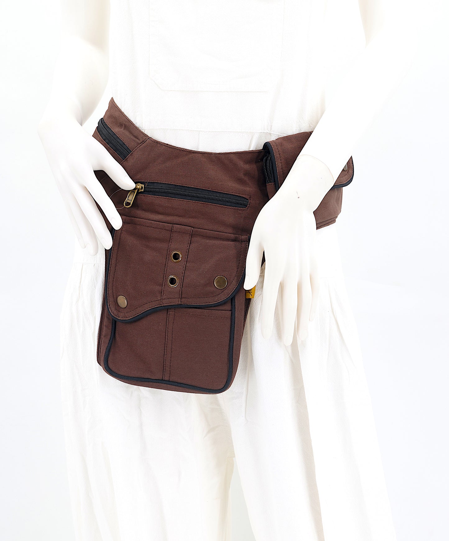 Cotton Plain Handmade Fanny Pack