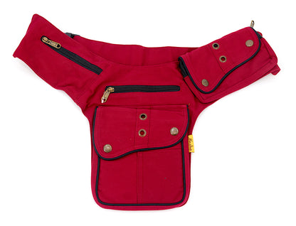 Cotton Plain Handmade Fanny Pack