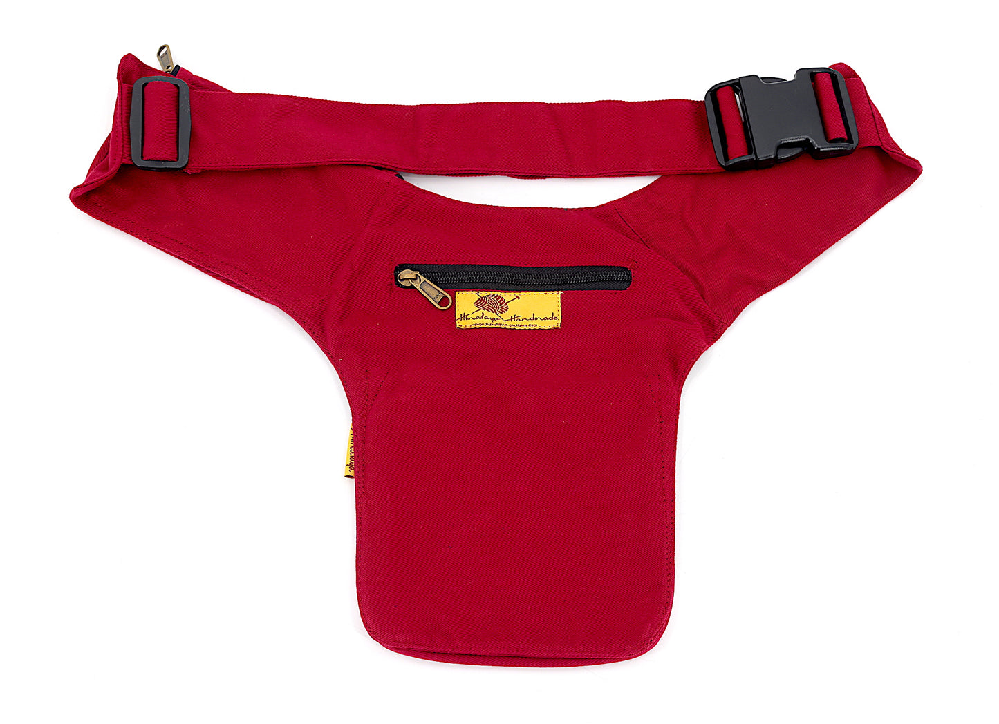 Cotton Plain Handmade Fanny Pack