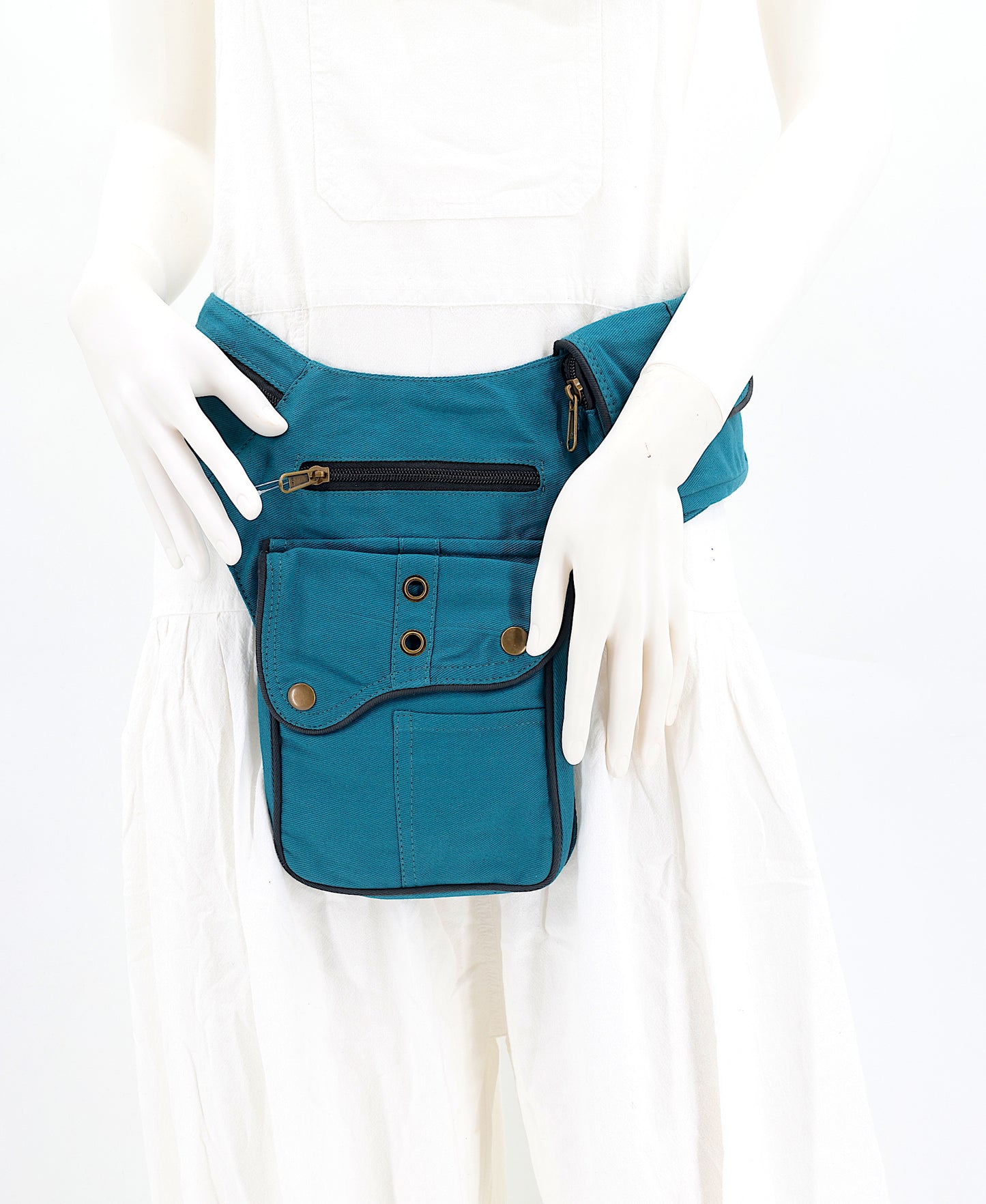 Cotton Plain Handmade Fanny Pack