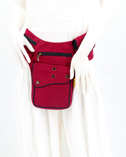 Cotton Plain Handmade Fanny Pack