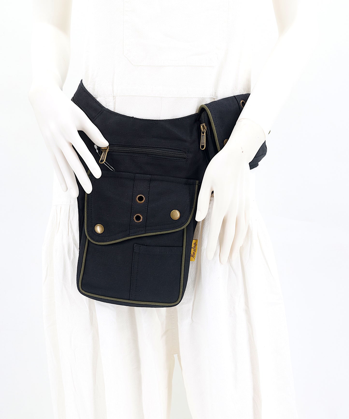 Cotton Plain Handmade Fanny Pack