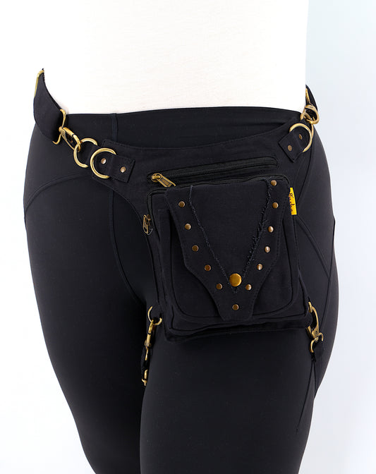 Cotton Handmade V Shaped Leg Belt Fanny Pack