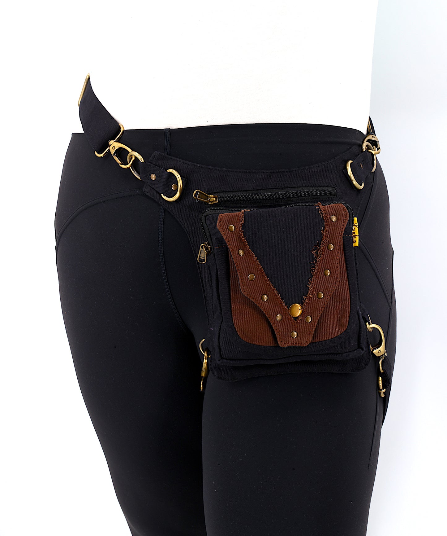 Cotton Handmade V Shaped Leg Belt Fanny Pack