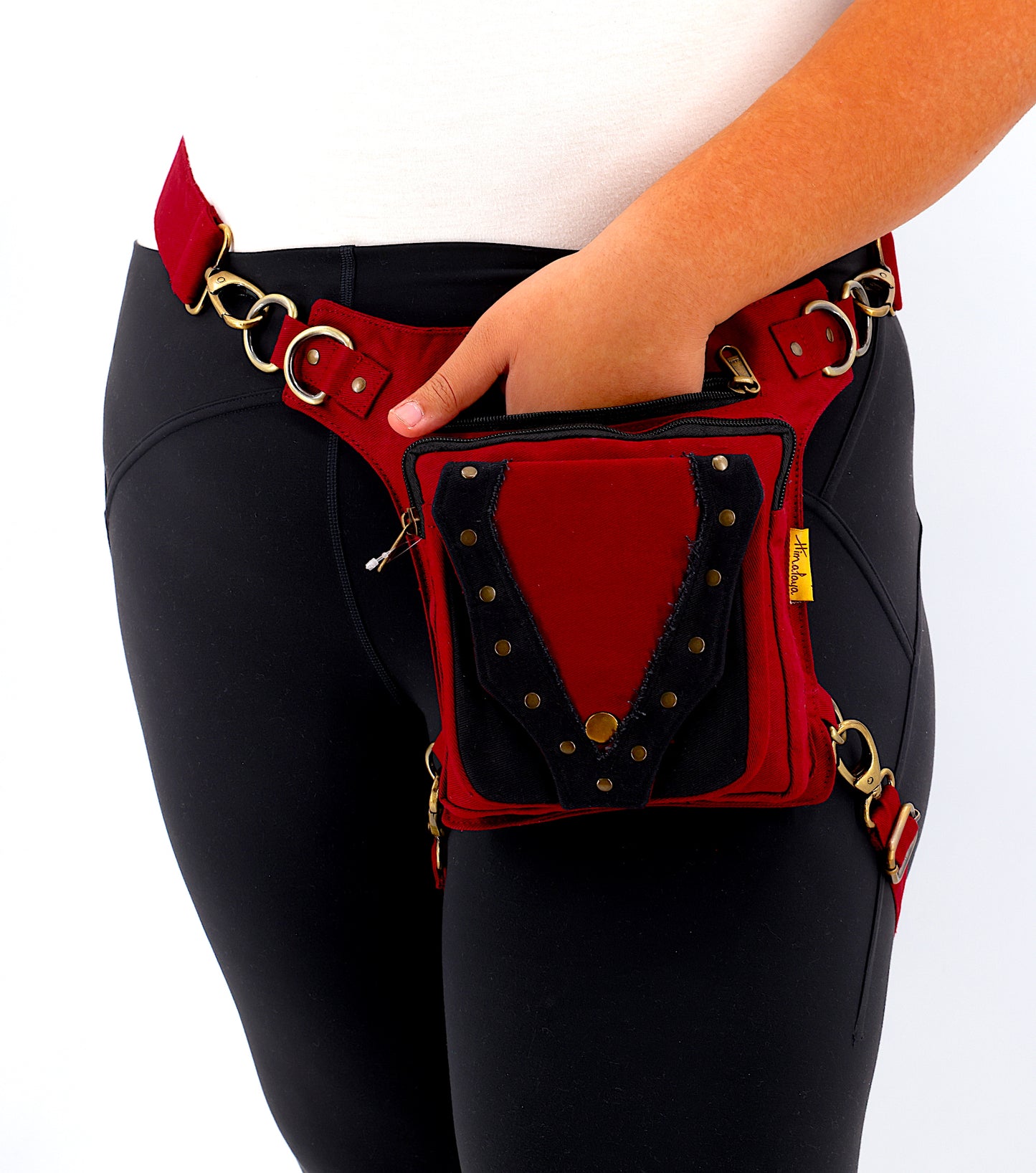 Cotton Handmade V Shaped Leg Belt Fanny Pack