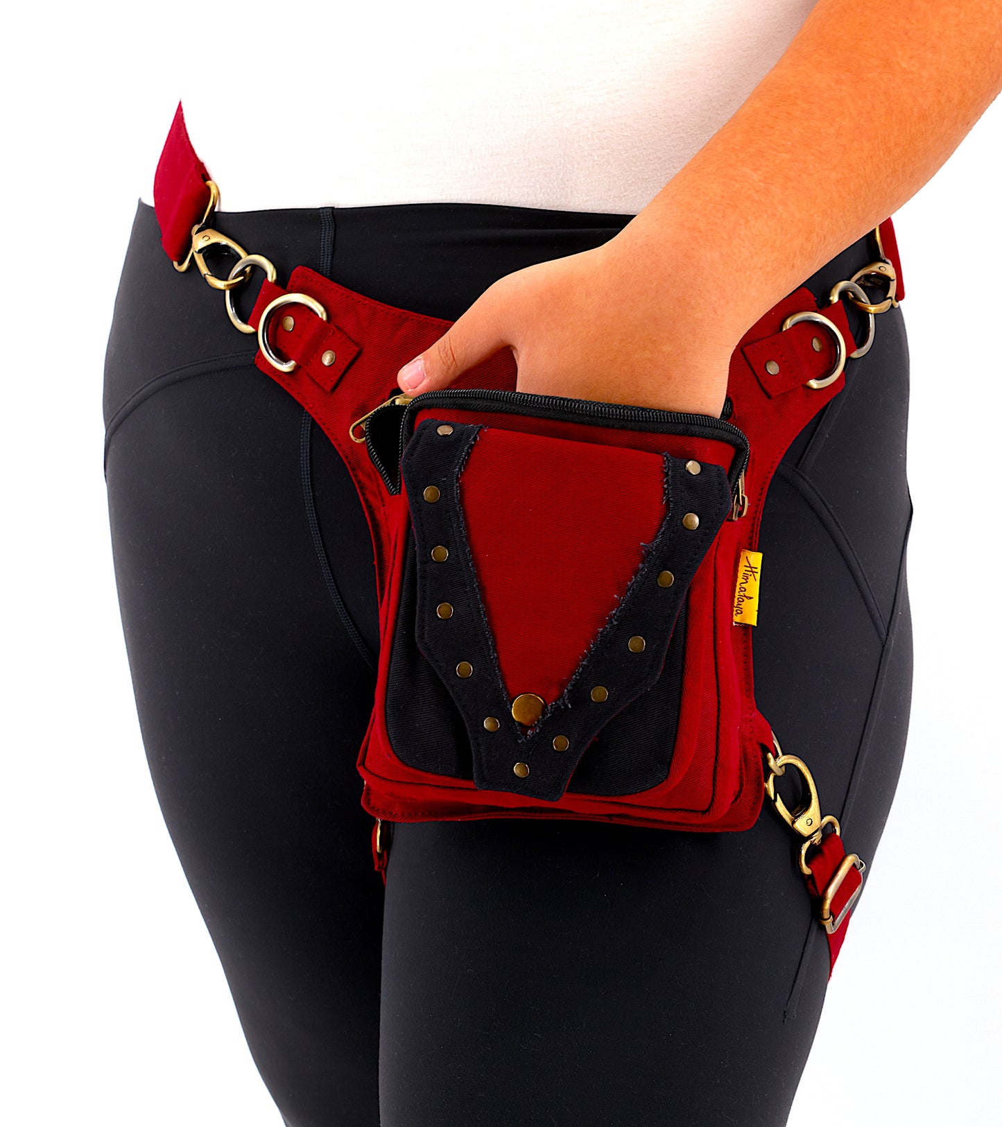 Cotton Handmade V Shaped Leg Belt Fanny Pack