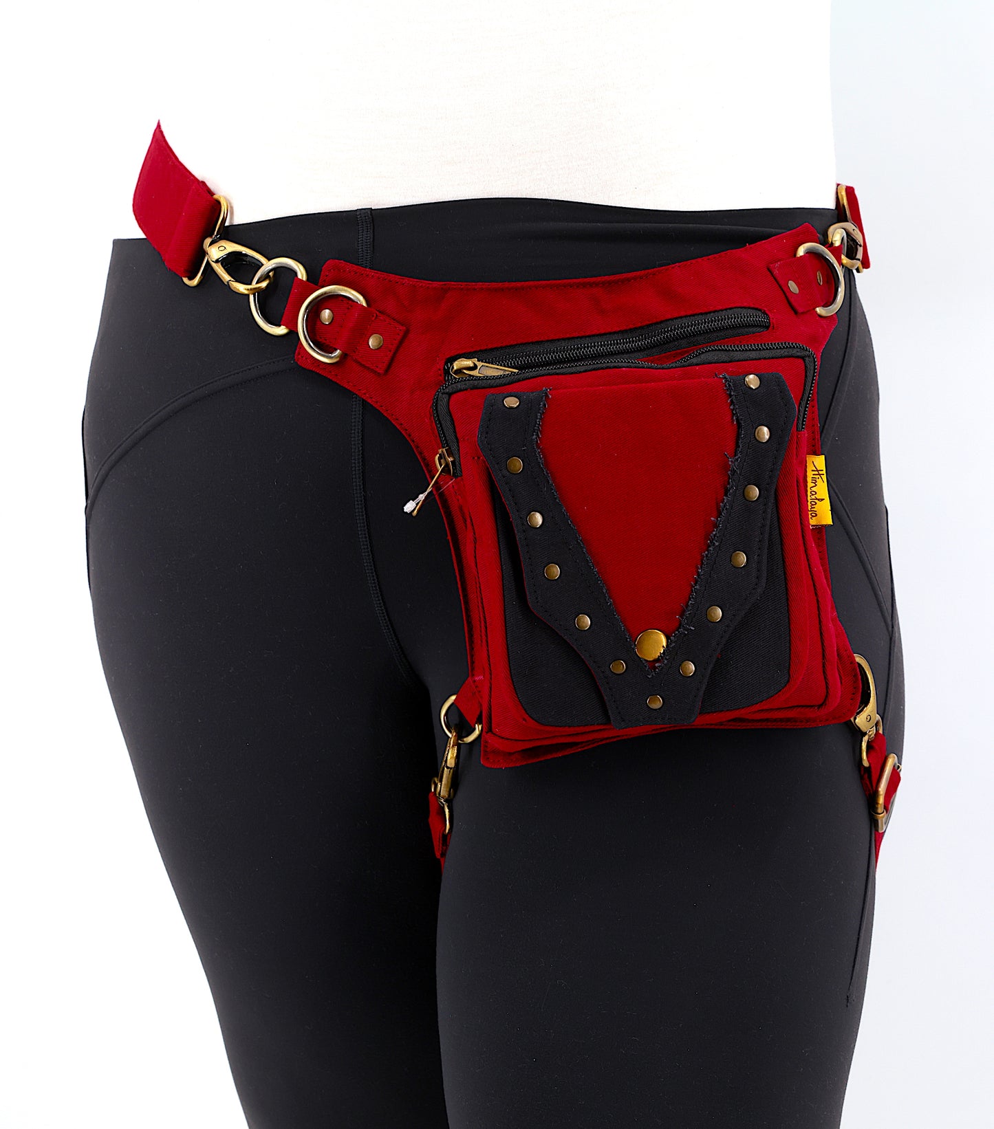 Cotton Handmade V Shaped Leg Belt Fanny Pack