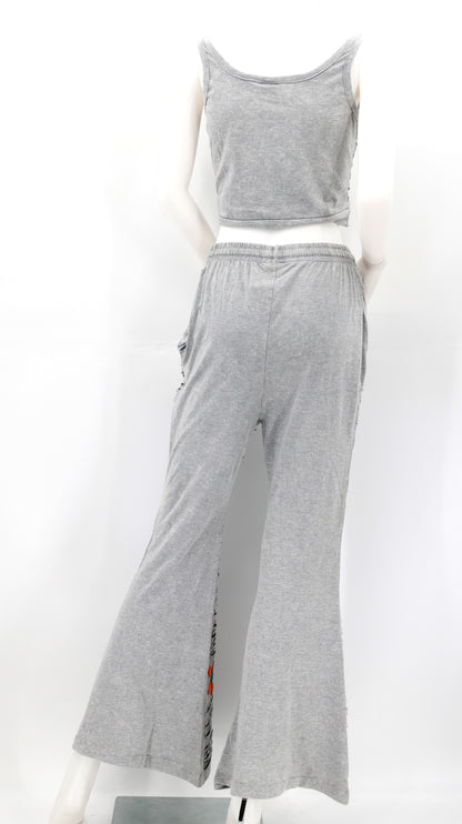 Floral Embroidered 2-Piece Dress Set | Cotton Palazzo Outfit