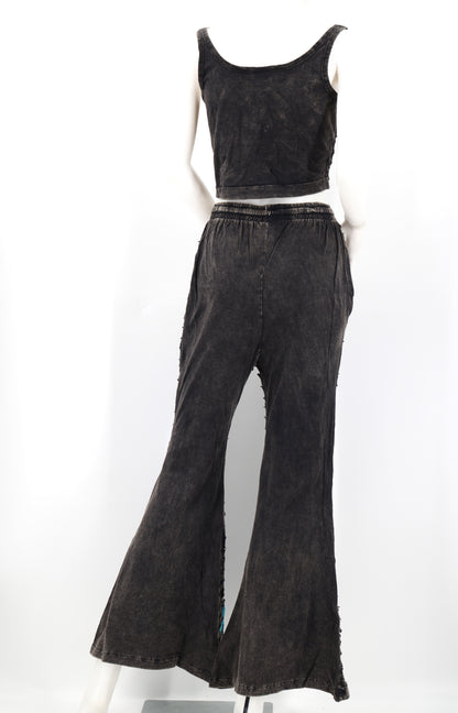 Floral Embroidered 2-Piece Dress Set | Cotton Palazzo Outfit