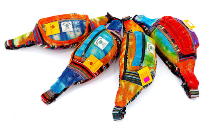 100% Hemp Tie-Dye Fanny Pack