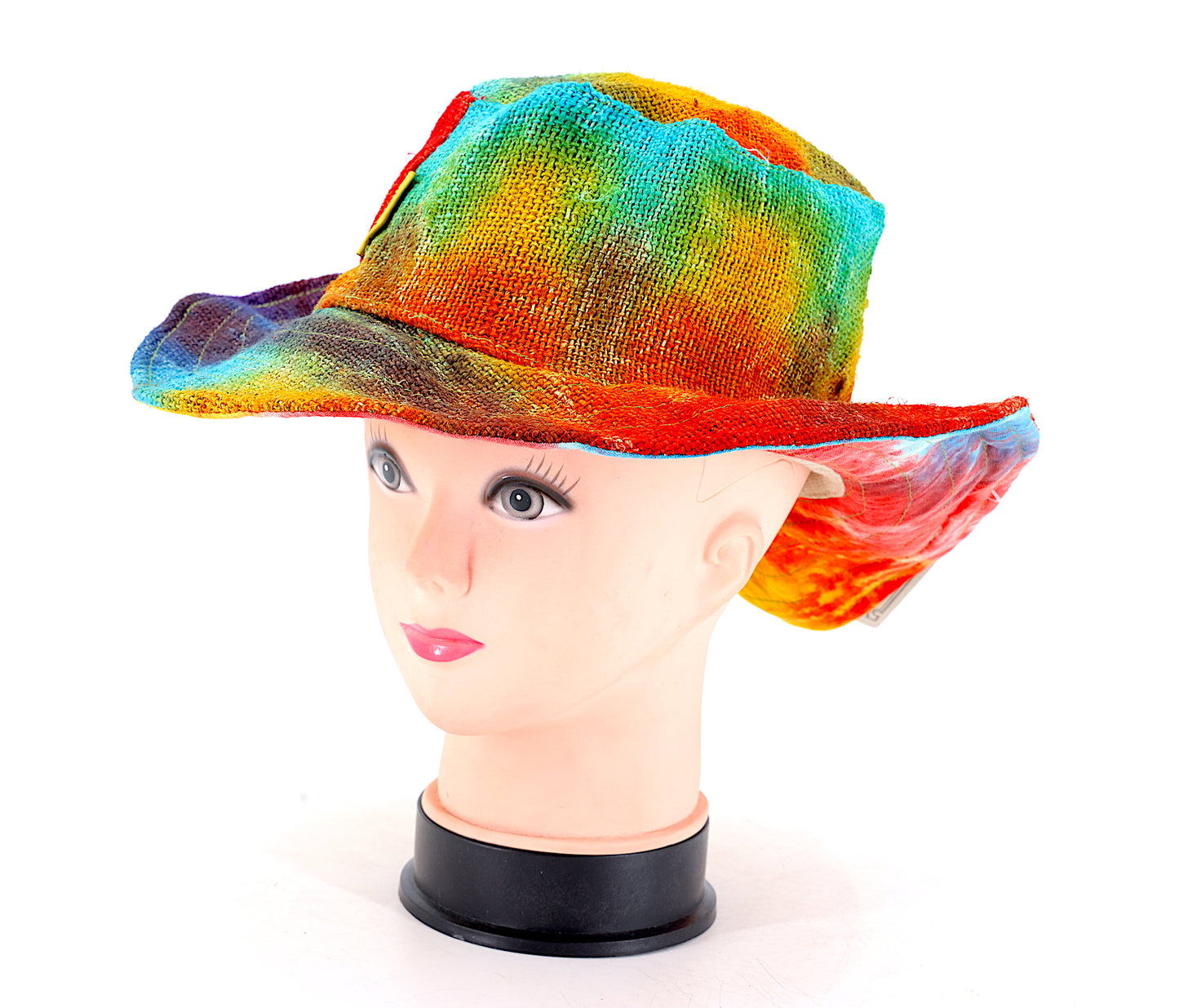 100% Hemp Handmade Hippie Tie Dye Bohemian Hat