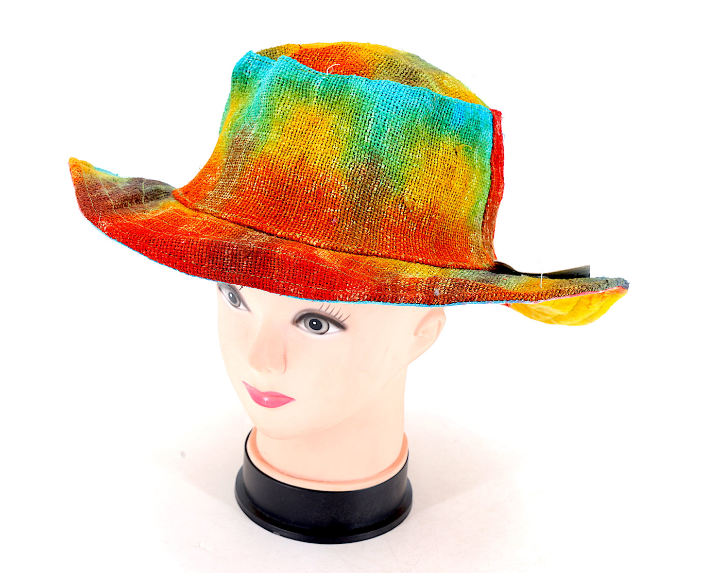 100% Hemp Handmade Hippie Tie Dye Bohemian Hat