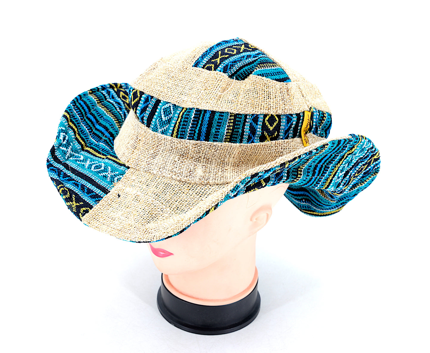 Hemp Hippie Handmade Gheri Mix Bohemian Hat