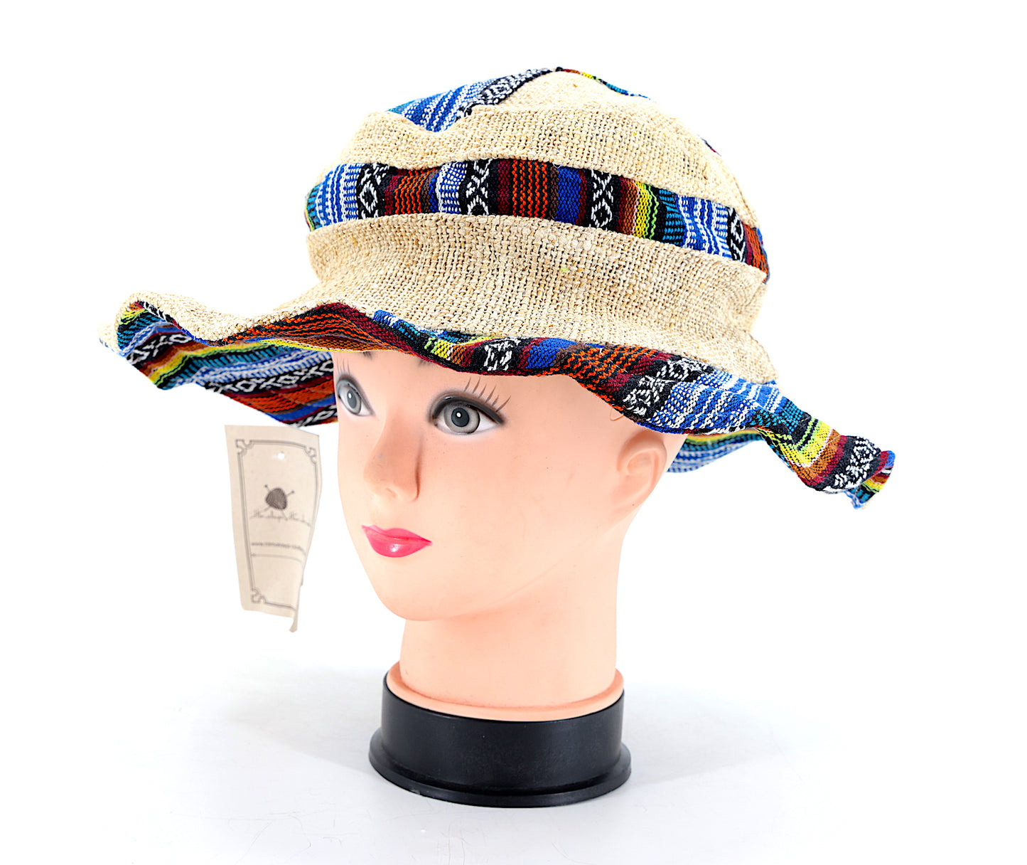 Hemp Hippie Handmade Gheri Mix Bohemian Hat