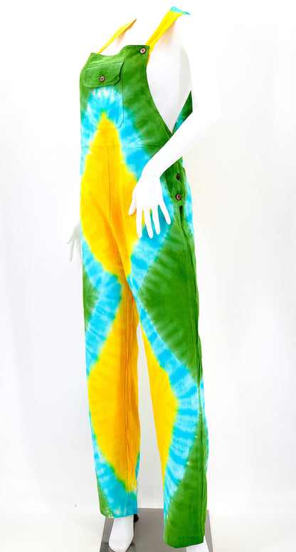 Tie Dye Pant Style Overalls | Handmade Cotton Jumpsuit