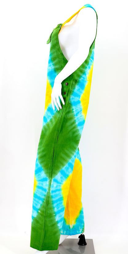 Tie Dye Pant Style Overalls | Handmade Cotton Jumpsuit