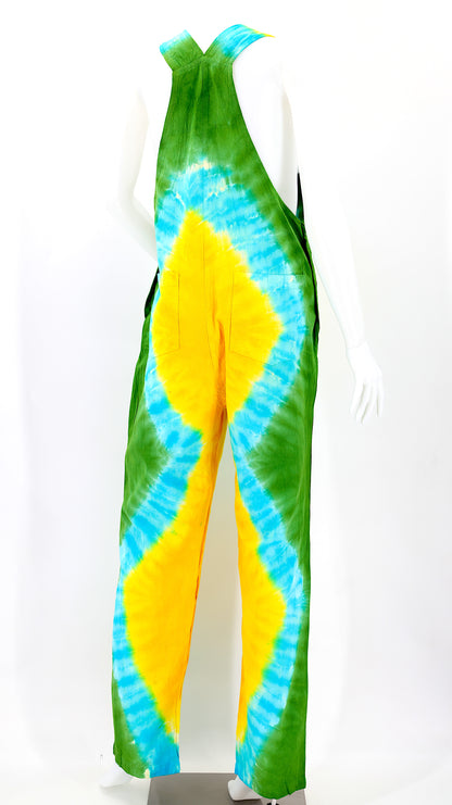 Tie Dye Pant Style Overalls | Handmade Cotton Jumpsuit