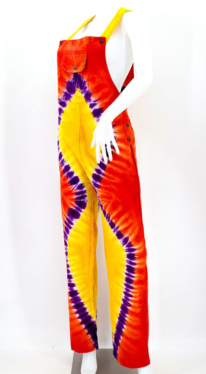 Tie Dye Pant Style Overalls | Handmade Cotton Jumpsuit