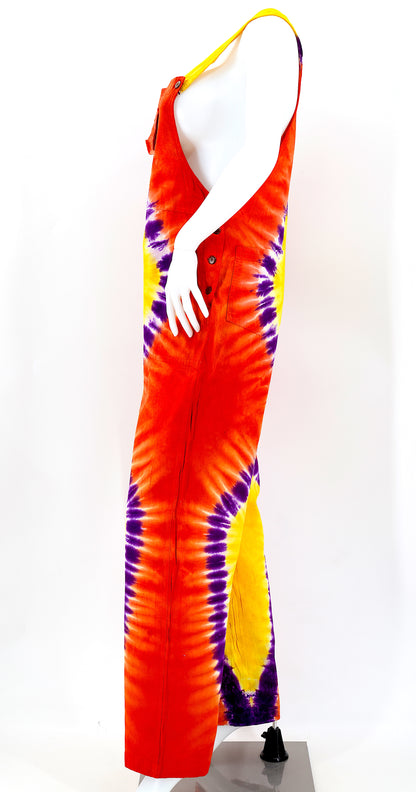 Tie Dye Pant Style Overalls | Handmade Cotton Jumpsuit