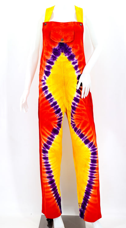Tie Dye Pant Style Overalls | Handmade Cotton Jumpsuit