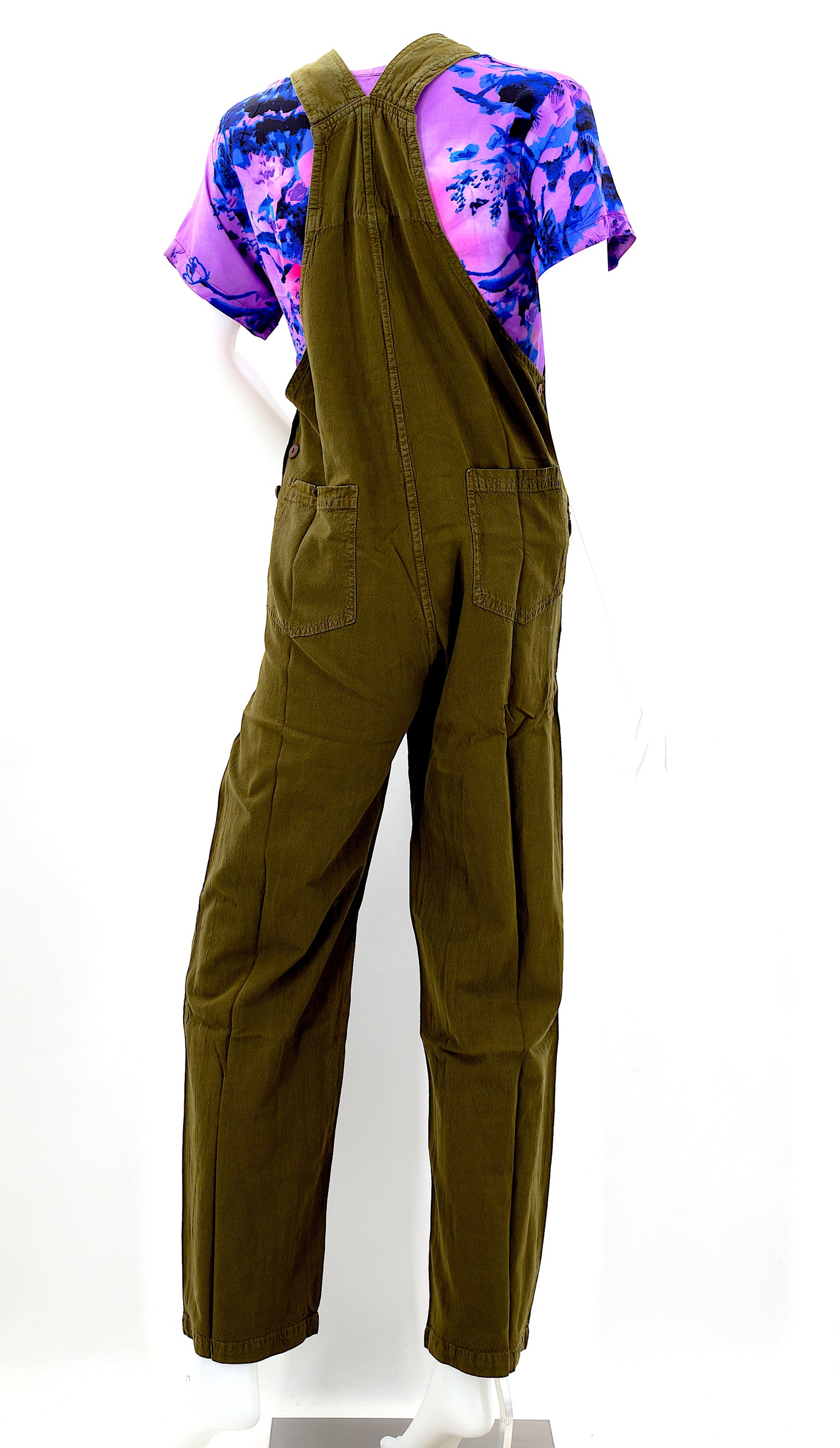 Cotton Hippie Handmade Solid Color Pant Style Bohemian Overalls