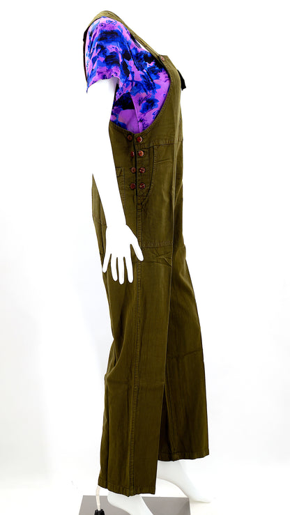 Pant Style Overalls | Solid Color Cotton Jumpsuit