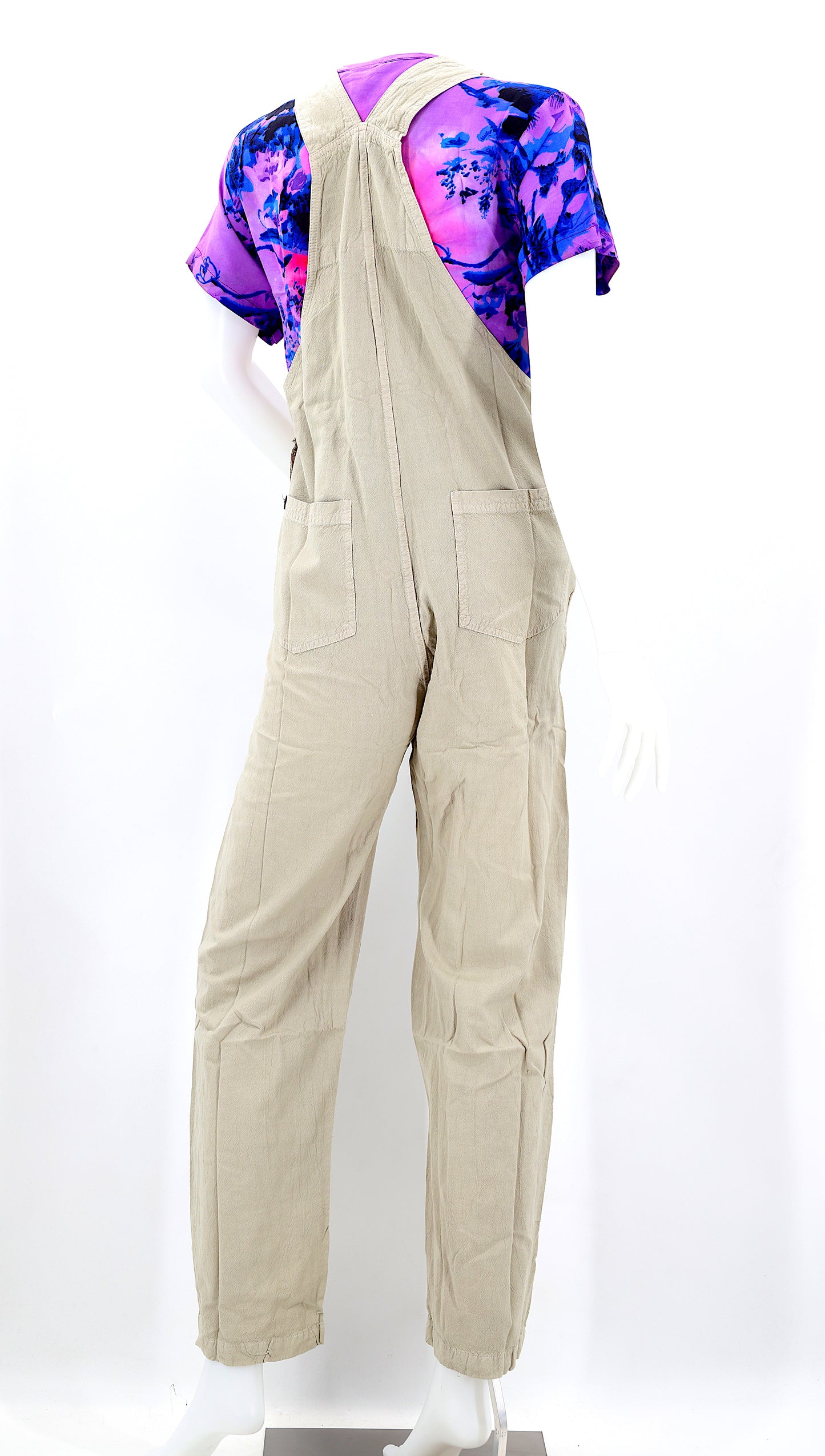 Cotton Hippie Handmade Solid Color Pant Style Bohemian Overalls