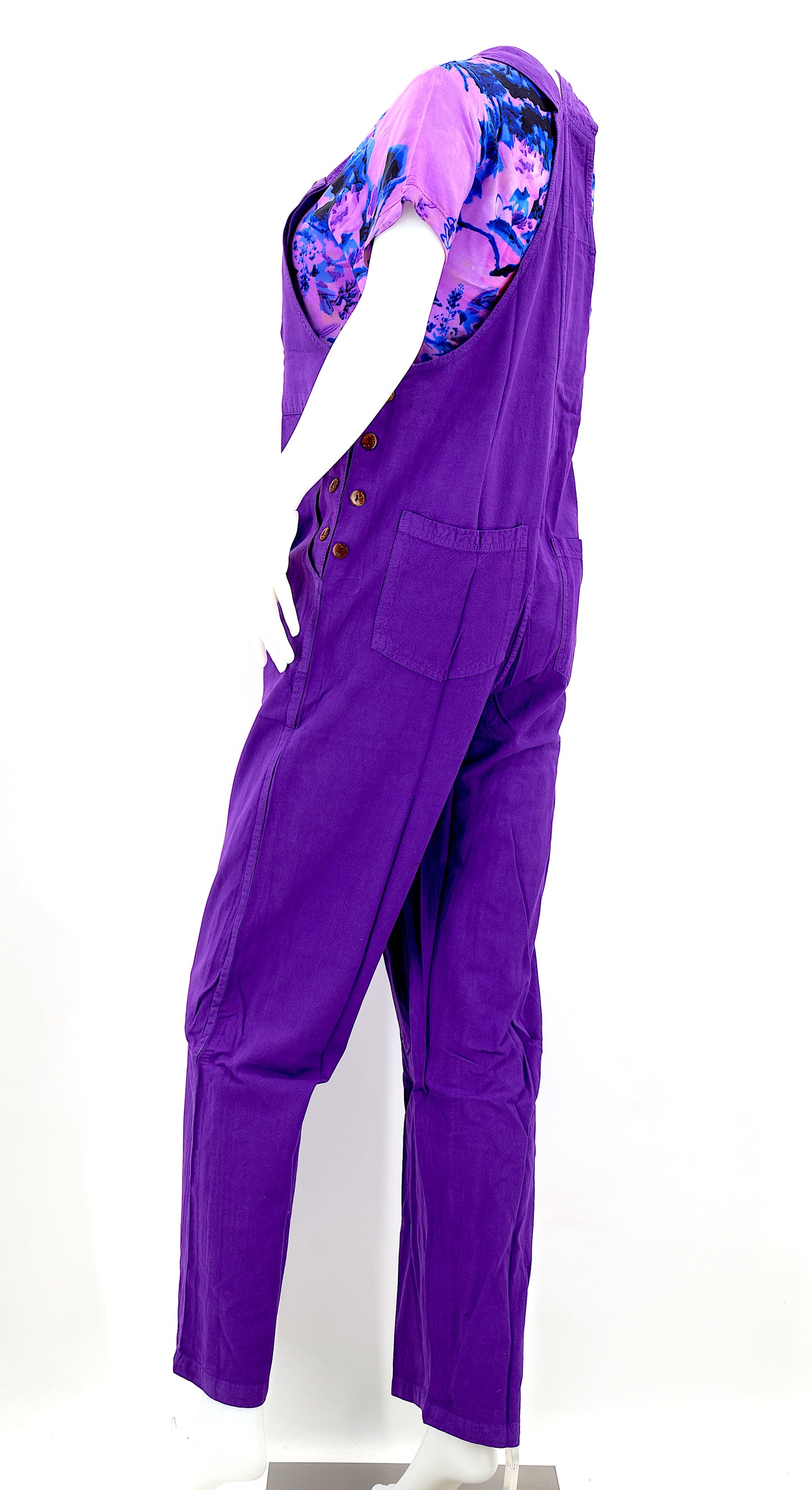 Cotton Hippie Handmade Solid Color Pant Style Bohemian Overalls