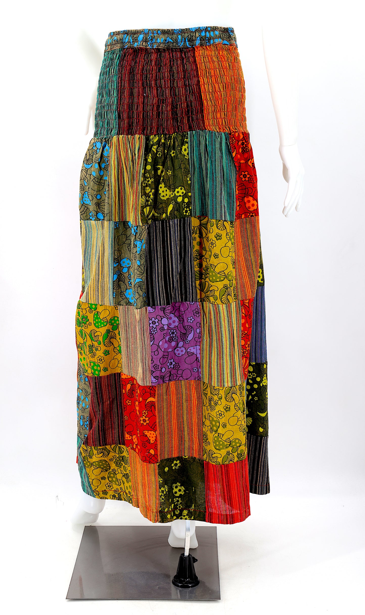 Cotton Hippie Handmade Patchwork Bohemian Skirt