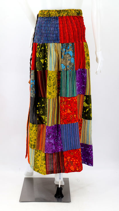 Cotton Hippie Handmade Patchwork Bohemian Skirt