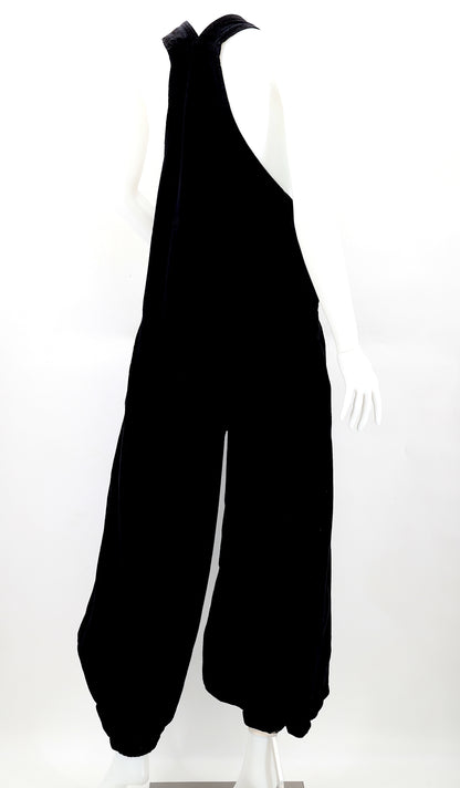 Balloon Styled Overalls | Solid Color Cotton Jumpsuit