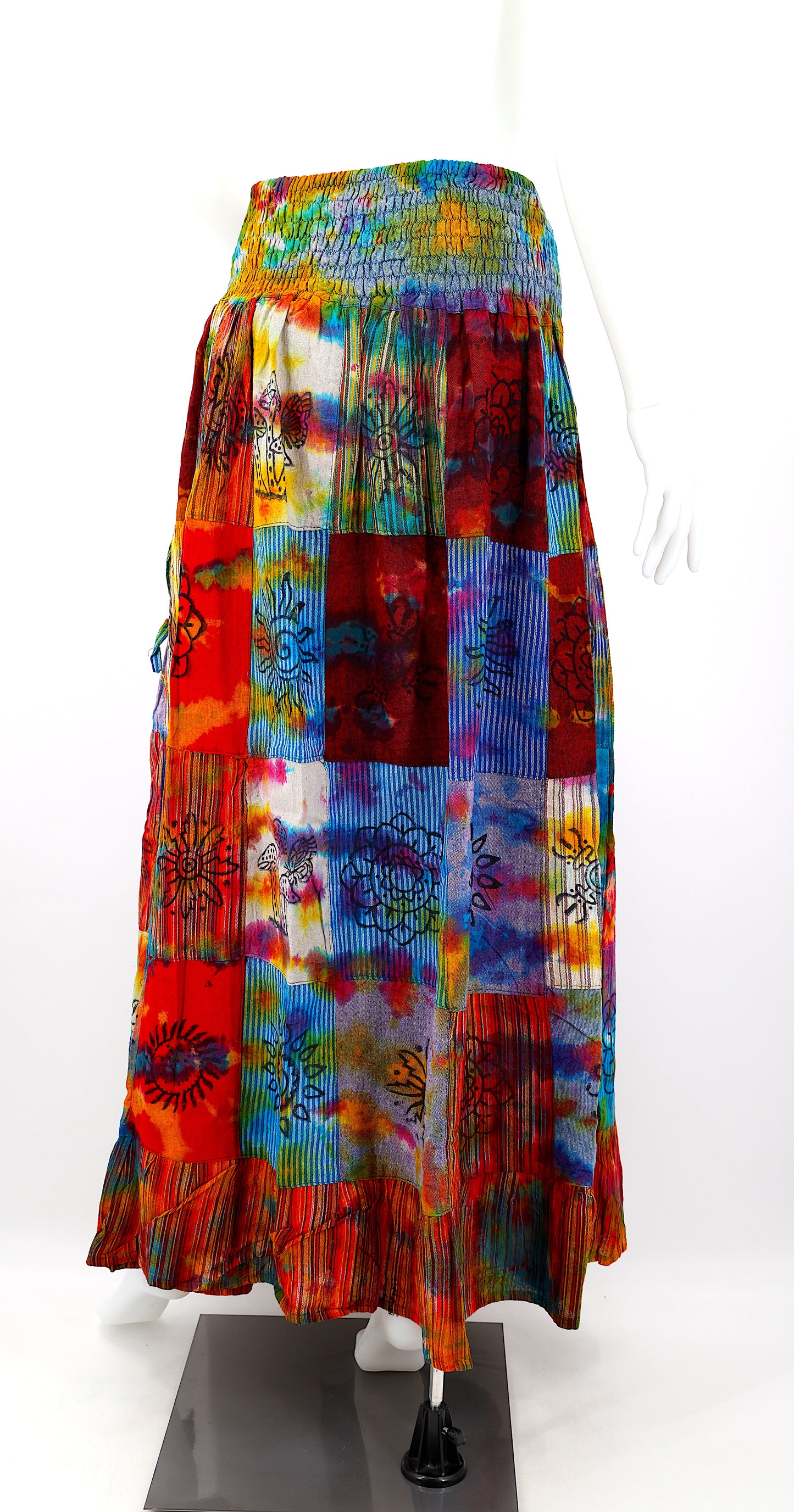 Cotton Hippie Handmade Patchwork Bohemian Skirt