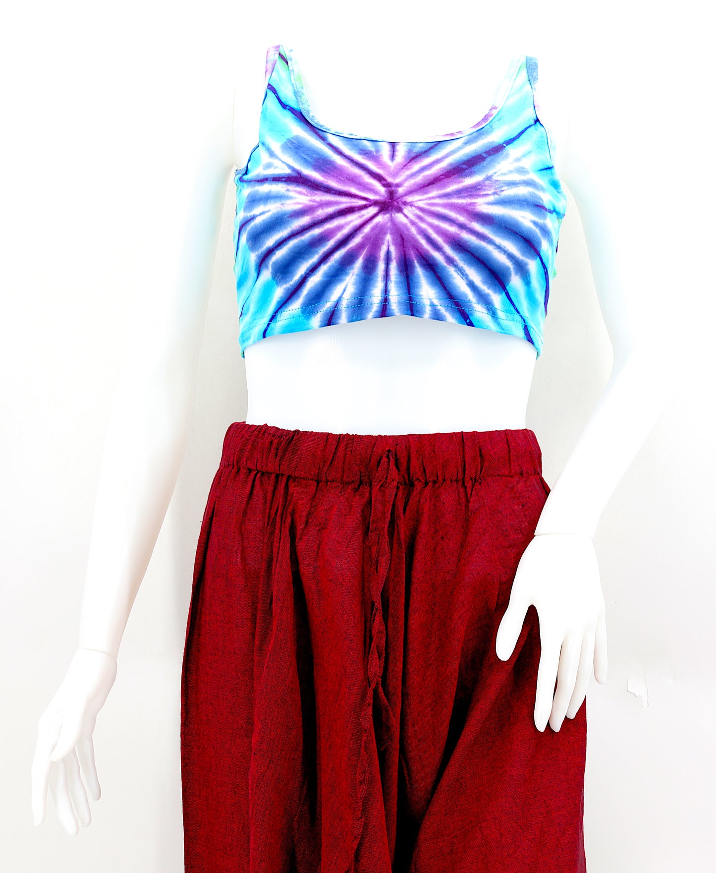 Cotton Hippie Handmade Tie Dye Ladies Bohemian Top