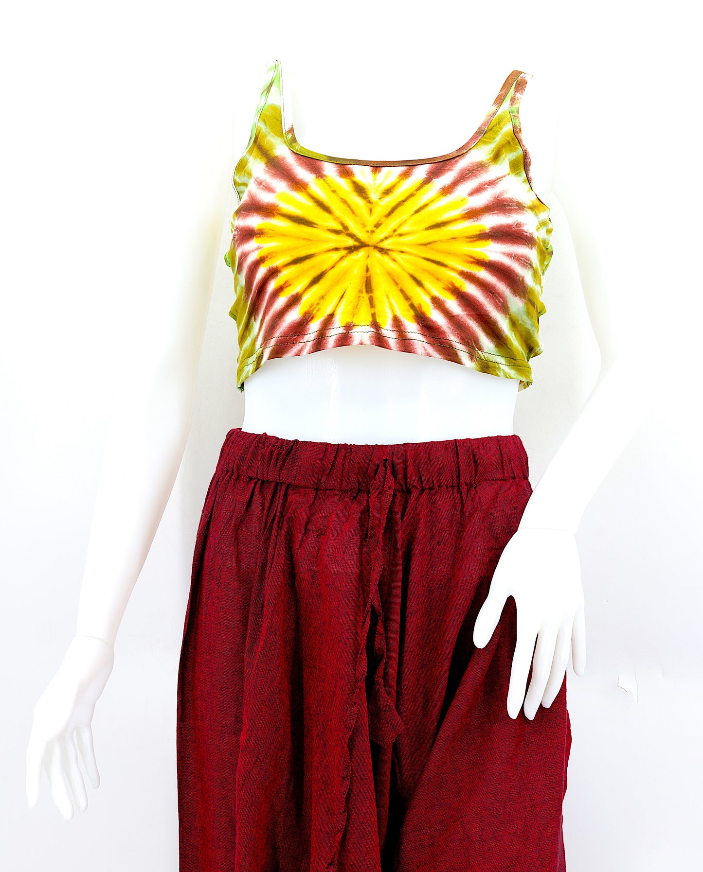 Cotton Hippie Handmade Tie Dye Ladies Bohemian Top