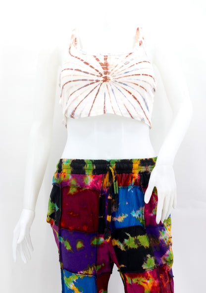 Cotton Hippie Handmade Tie Dye Ladies Bohemian Top