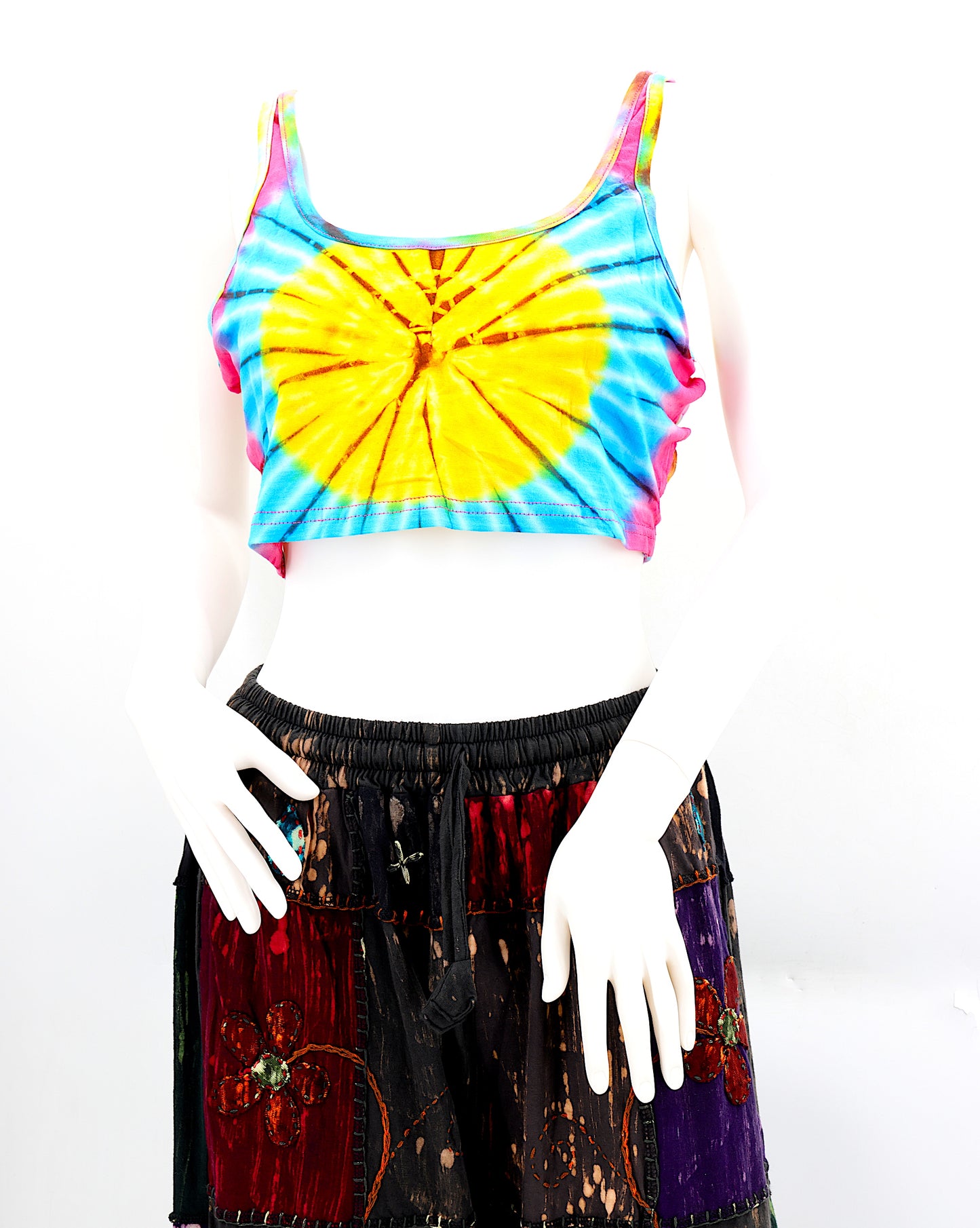 Cotton Hippie Handmade Tie Dye Ladies Bohemian Top