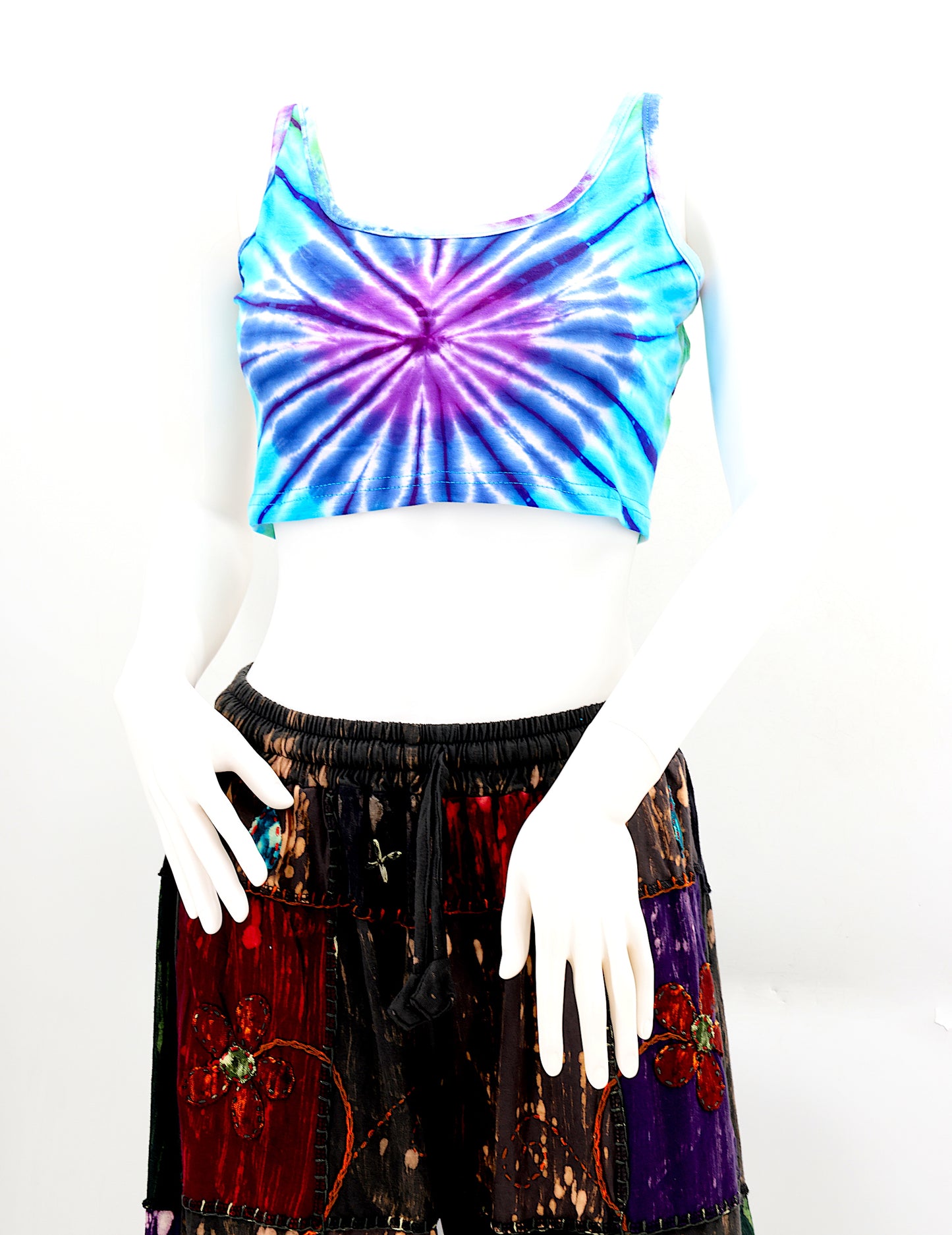 Cotton Hippie Handmade Tie Dye Ladies Bohemian Top