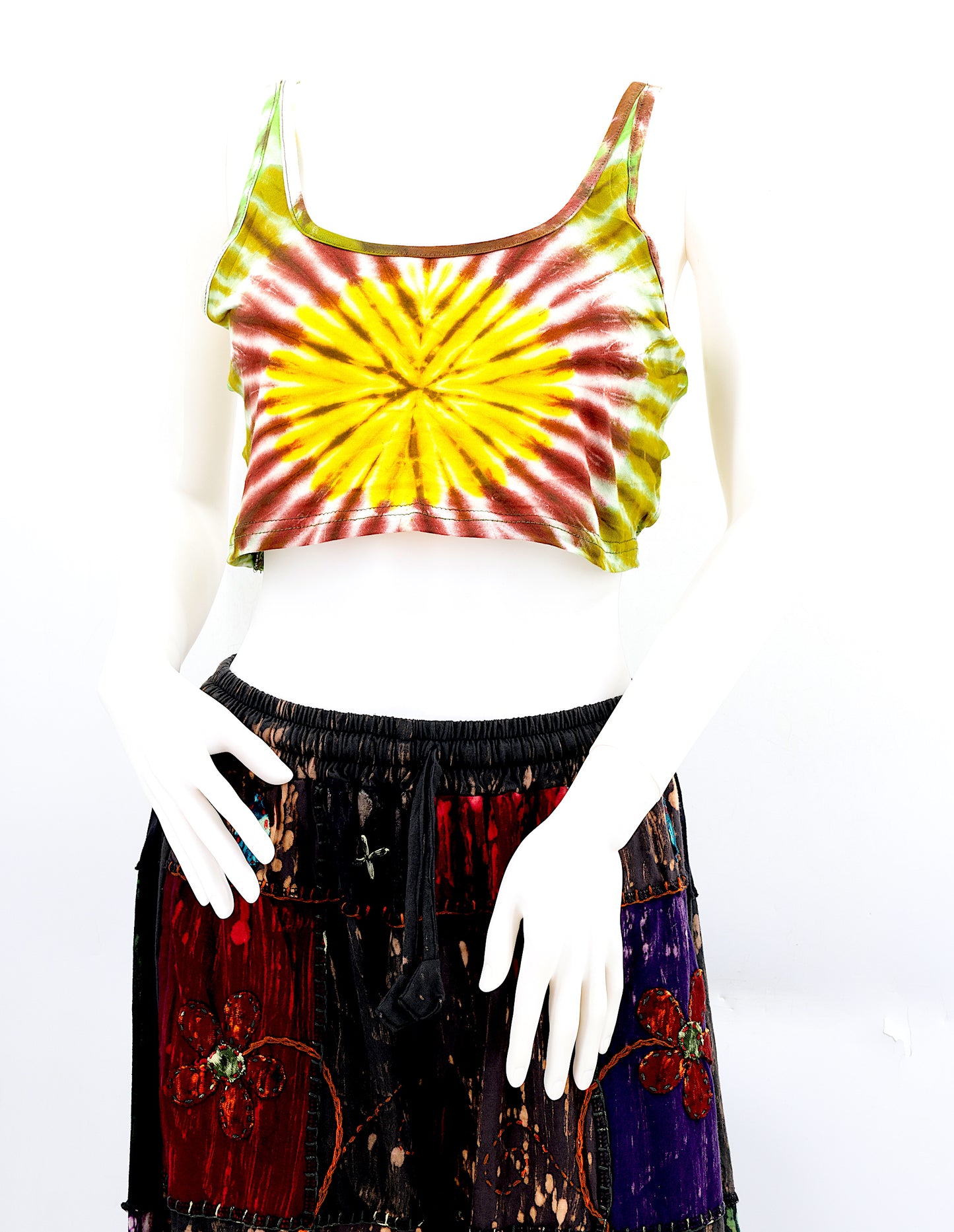 Cotton Hippie Handmade Tie Dye Ladies Bohemian Top